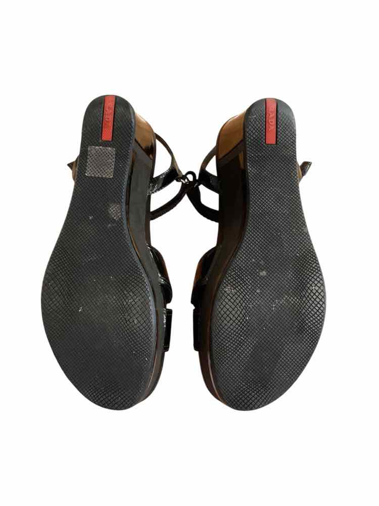 Prada Size 7 Black Shoes