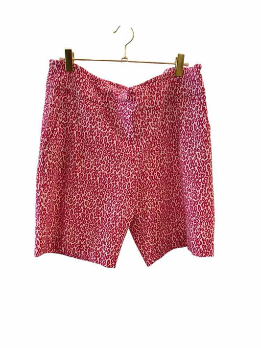 SARA CAMPBELL Size Large PK/WH Shorts
