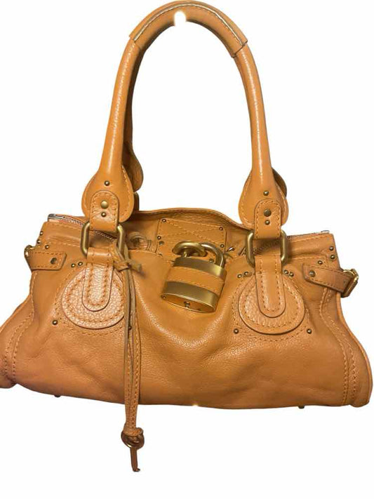 CHLOE Size Medium tan Purse