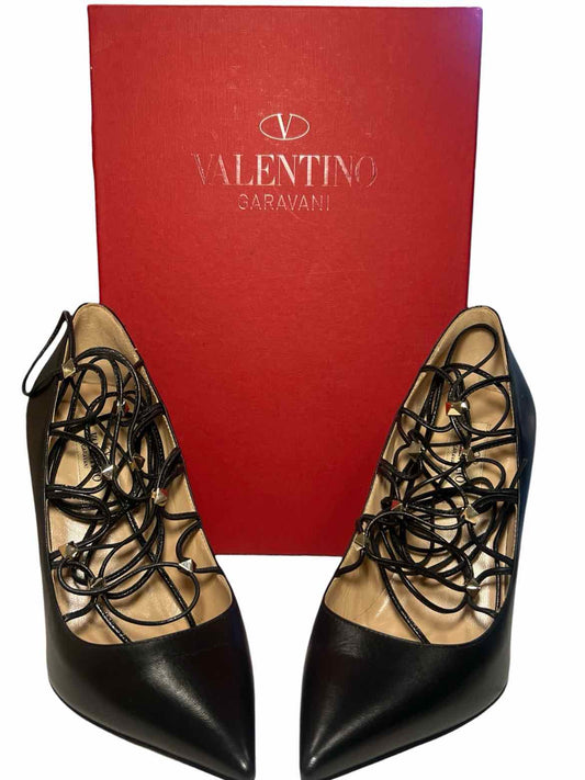 Valentino Size 36 Black Shoes