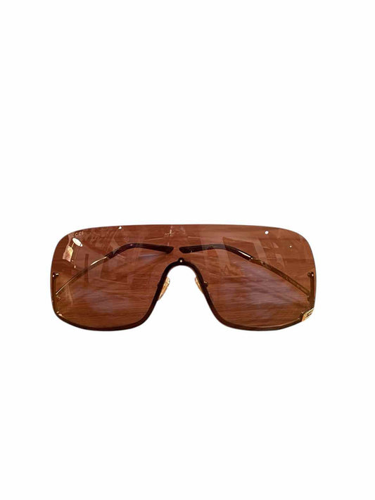 GUCCI GOLD/BRN sunglasses