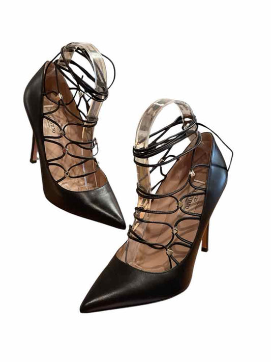 Valentino Size 36 Black Shoes