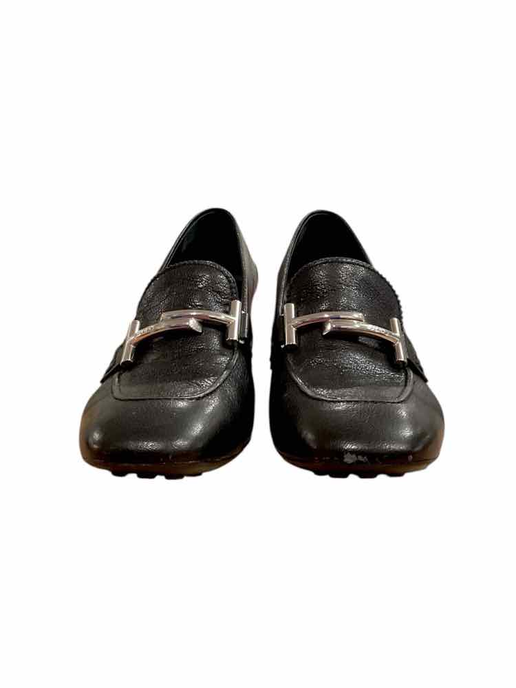 Tod's Size 37.5 Black Shoes