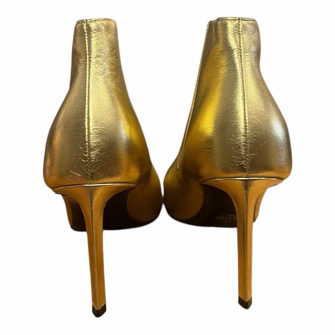 Celine Size 37.5 metallic gold BOOTIES
