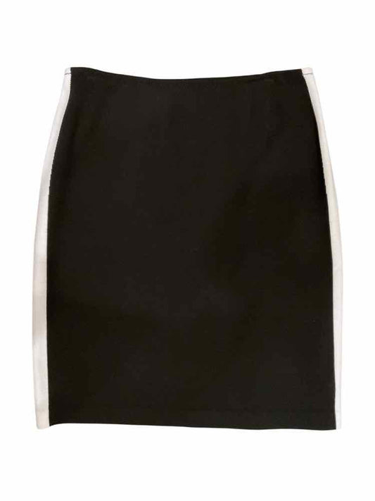 ST JOHN Size 10 BLK/WH Skirt
