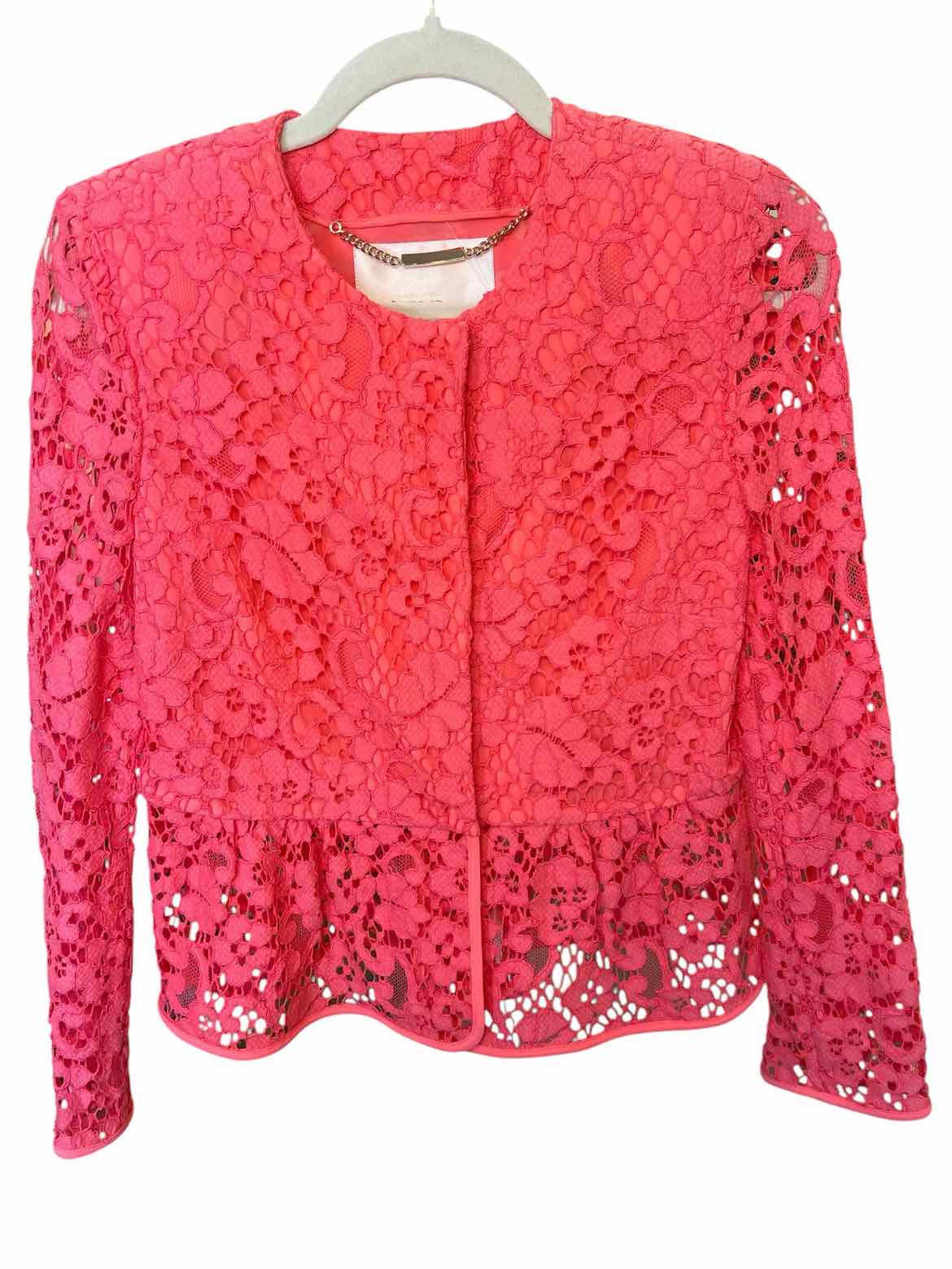 VDP Via delle Perle Size 42 Coral Blouse