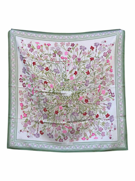 Hermes Size 90 FLORAL Scarf