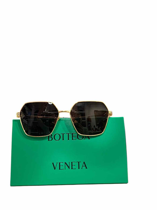 Bottega Veneta gold sunglasses