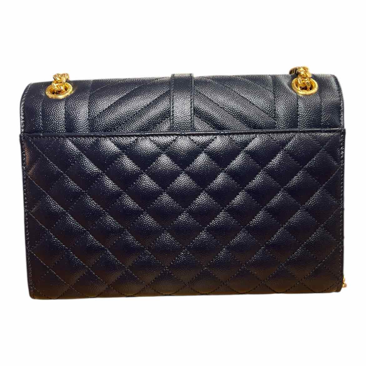 YSL Size Medium Navy Purse