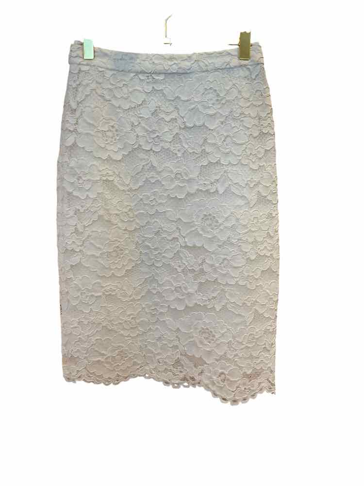 Alice + Olivia Size 0 Cream Skirt