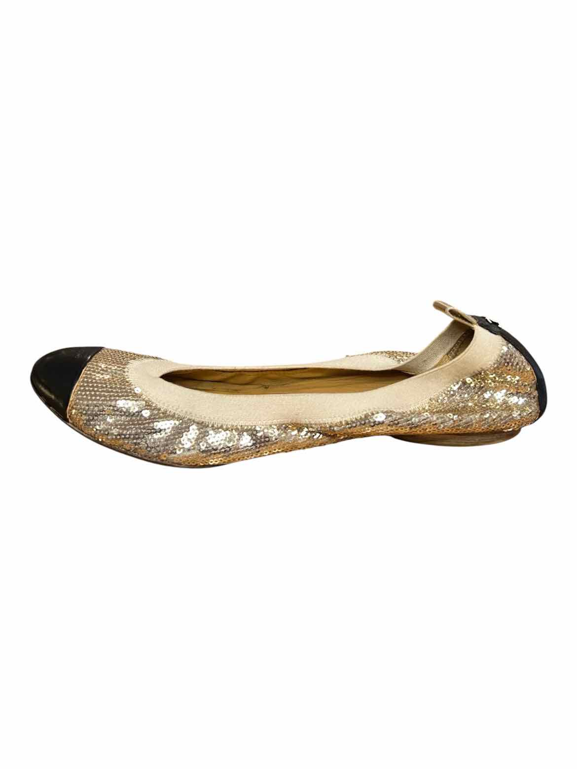 Chanel Size 41 blk/gold Shoes
