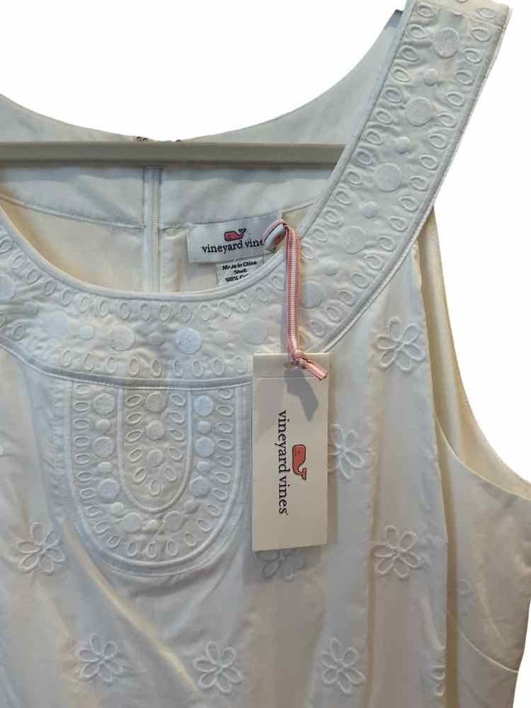 VINEYARD VINES Size 10 White Dress