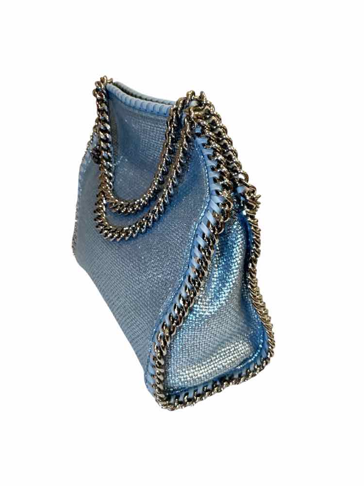STELLA MCCARTNEY Size Small metallic blue Purse