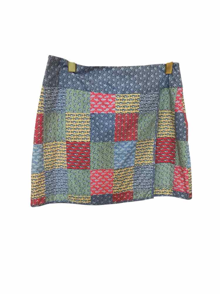 VINEYARD VINES Size 6 blu/red/grn/yel Skirt