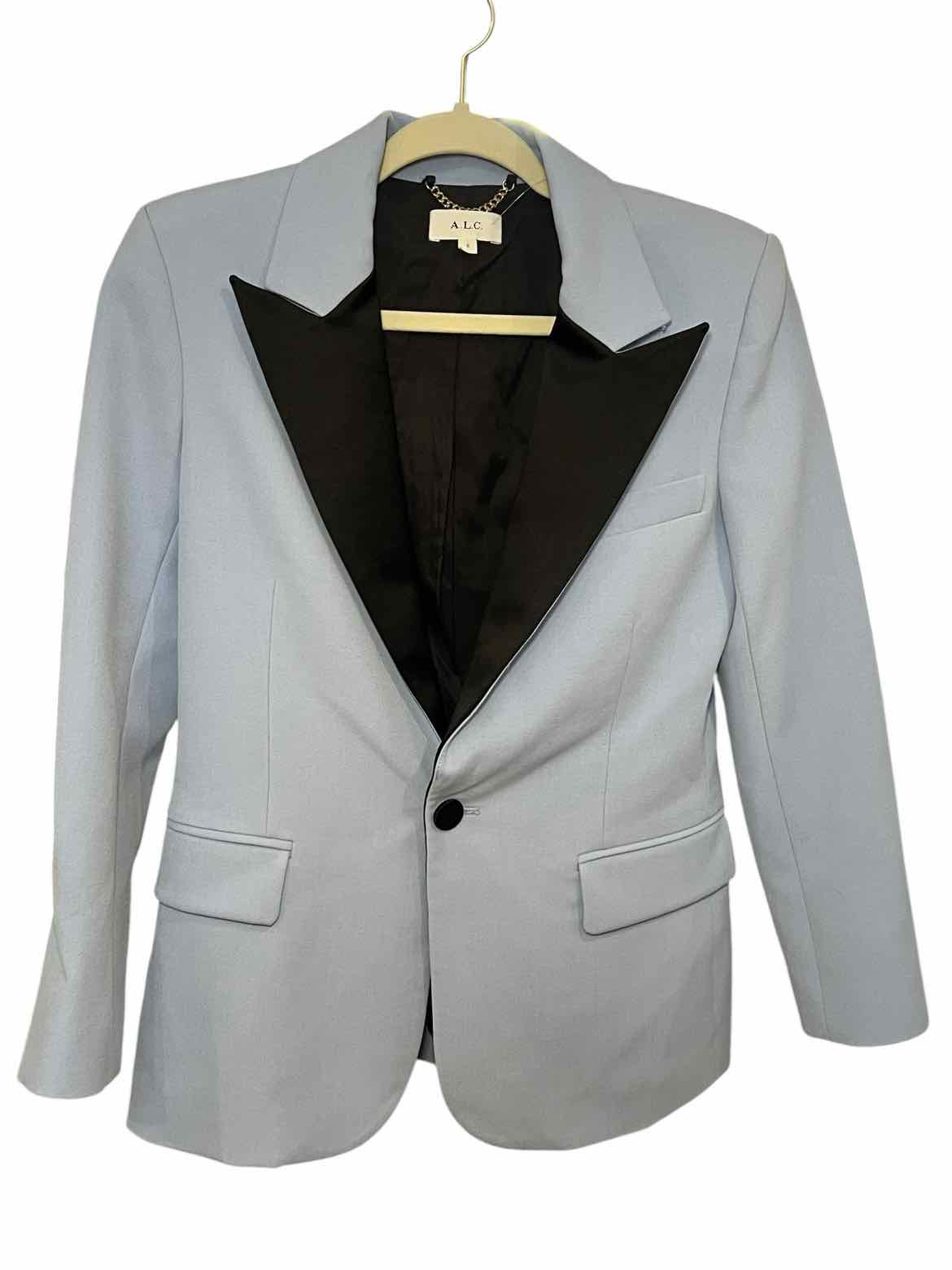 ALC Size 0 light blue/blk BLAZER