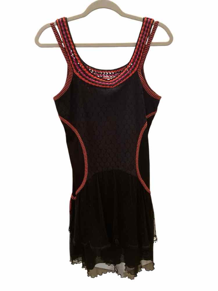 Carlopic (cpk) Size 40 BLK/RED/PK Dress