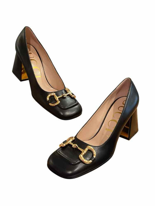 Gucci Size 37 black/gold Shoes