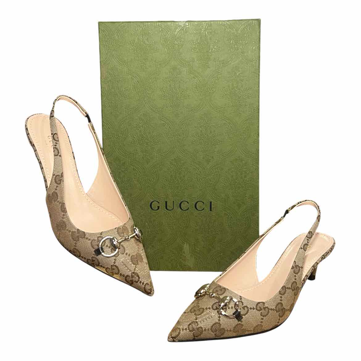 GUCCI Size 36.5 Tan/Brown Shoes