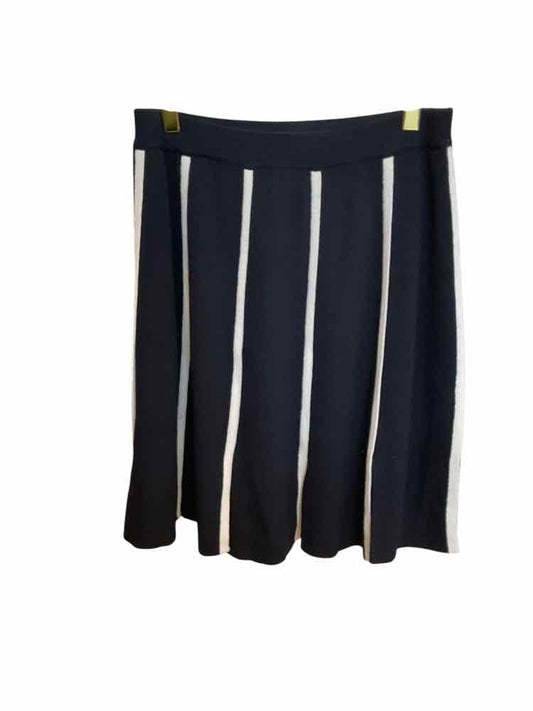 ST JOHN Size 2 BLK/WH Skirt