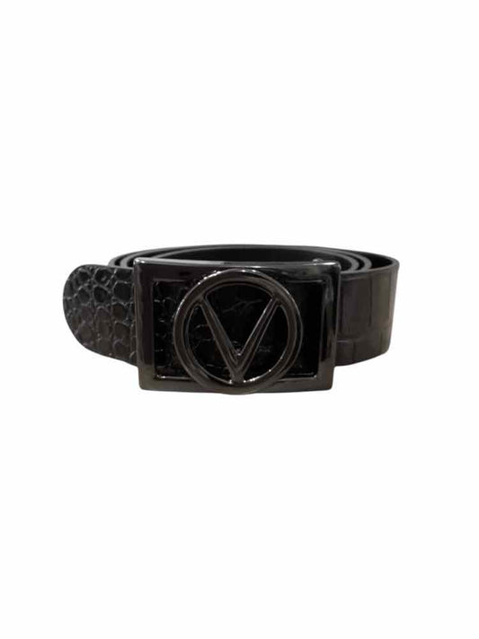 Valentino Size 34 black patent Belt