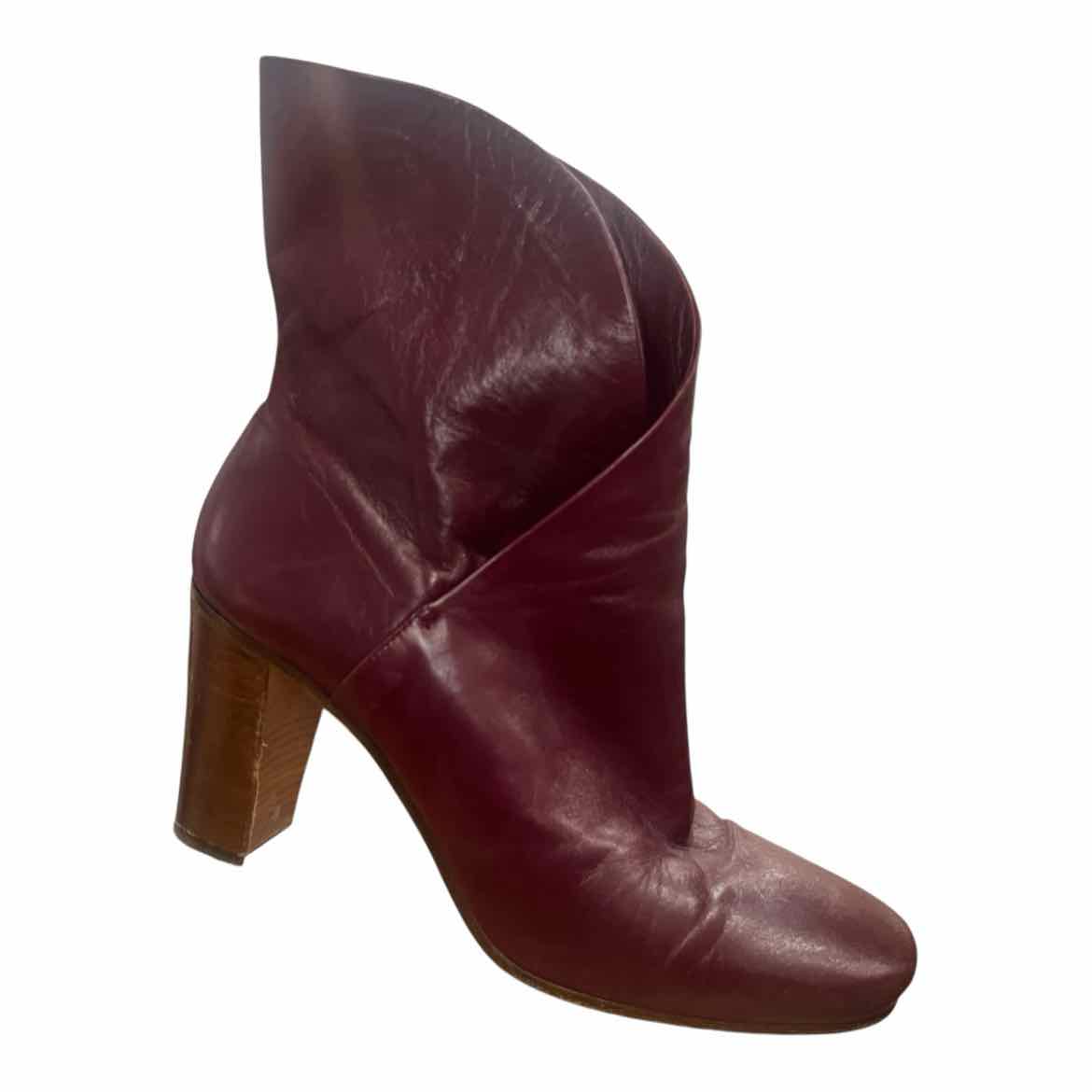 Celine Size 38 merlot BOOTIES