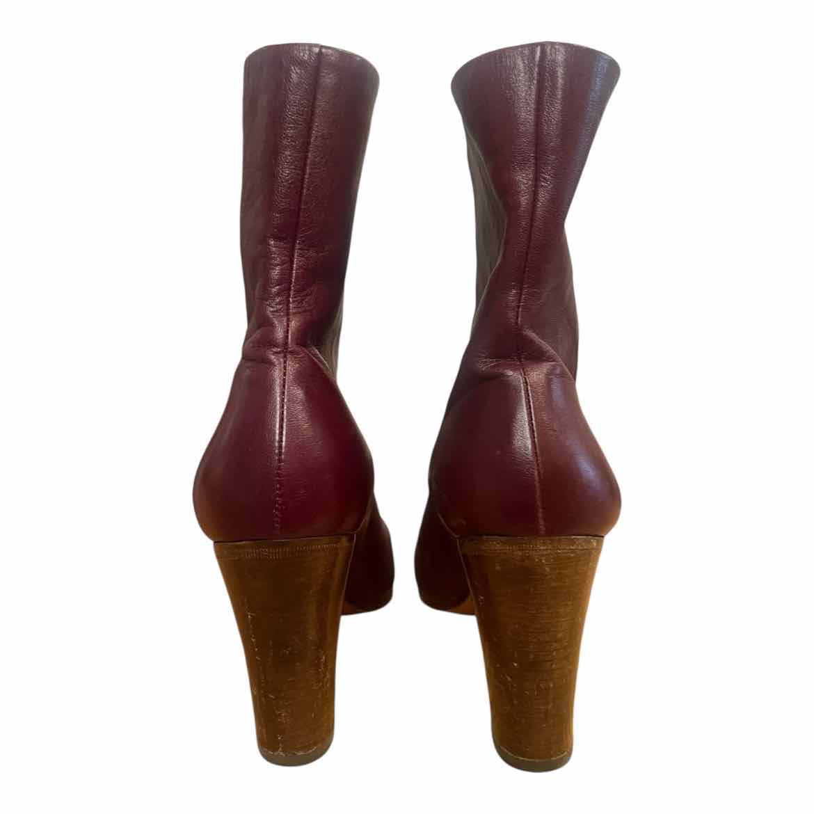 Celine Size 38 merlot BOOTIES