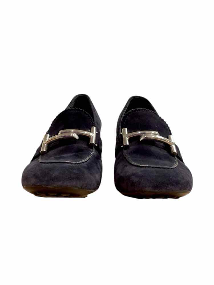 Tod's Size 37.5 Navy Shoes