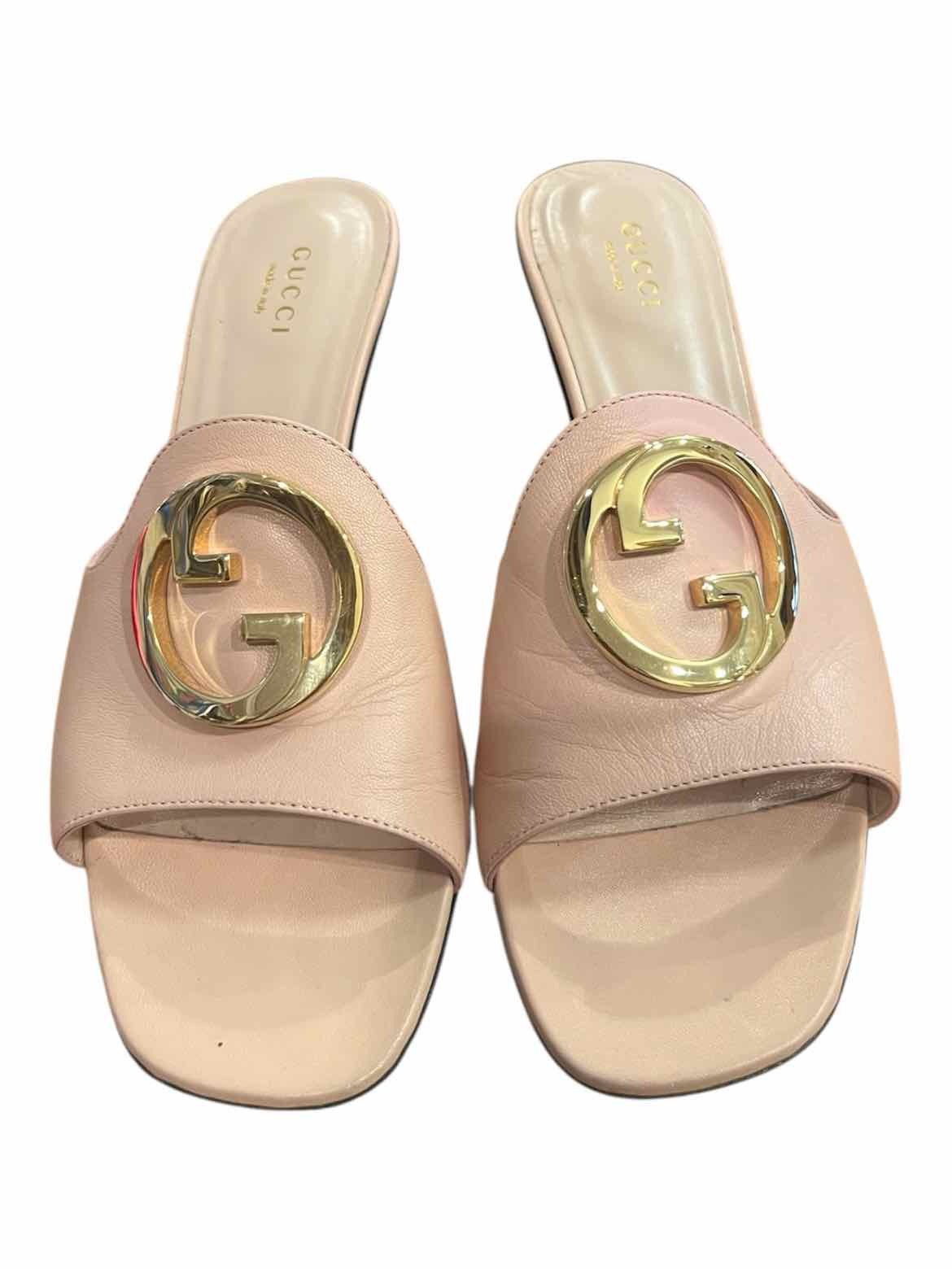GUCCI Size 38.5 BLUSH Shoes