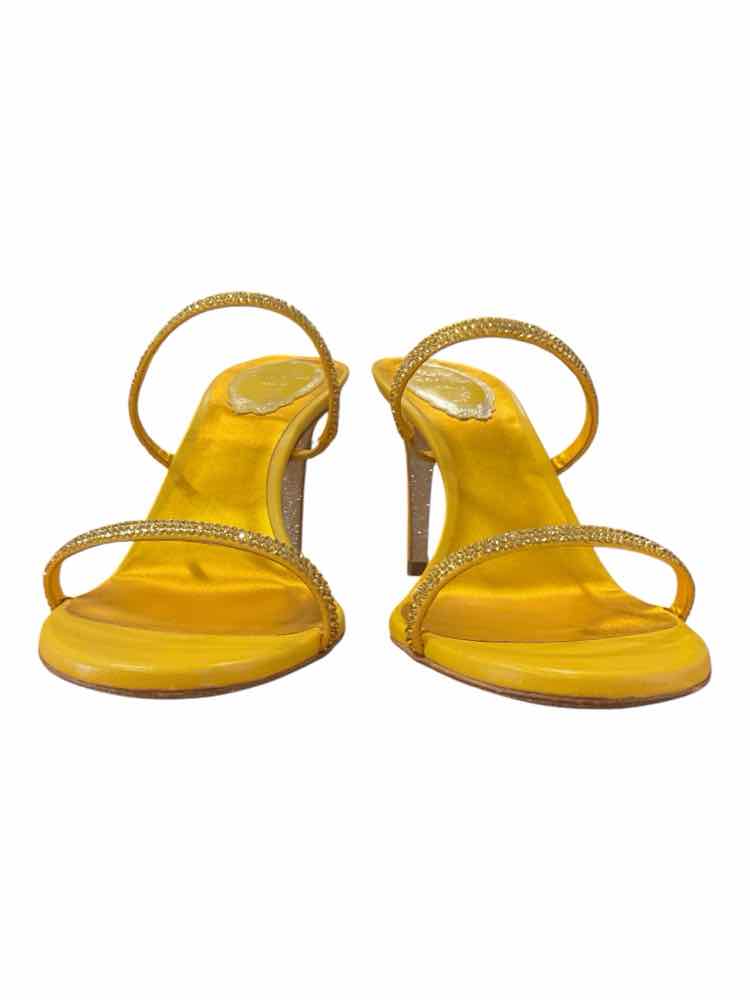 RENE CAOVILLA Size 38.5 Yellow Shoes