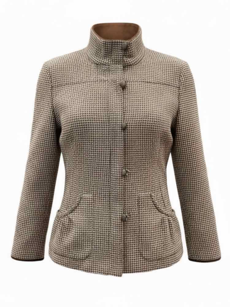 Dubarry of Ireland Size 36 Brn/cream Coat