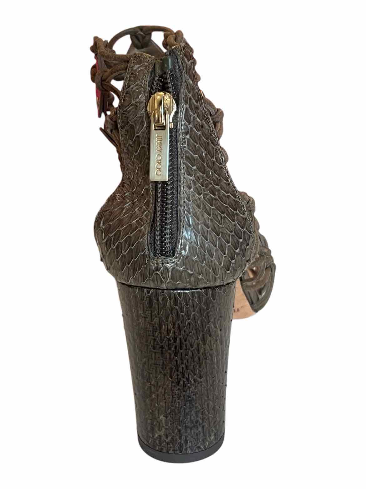 JIMMY CHOO Size 37 BROWN Shoes