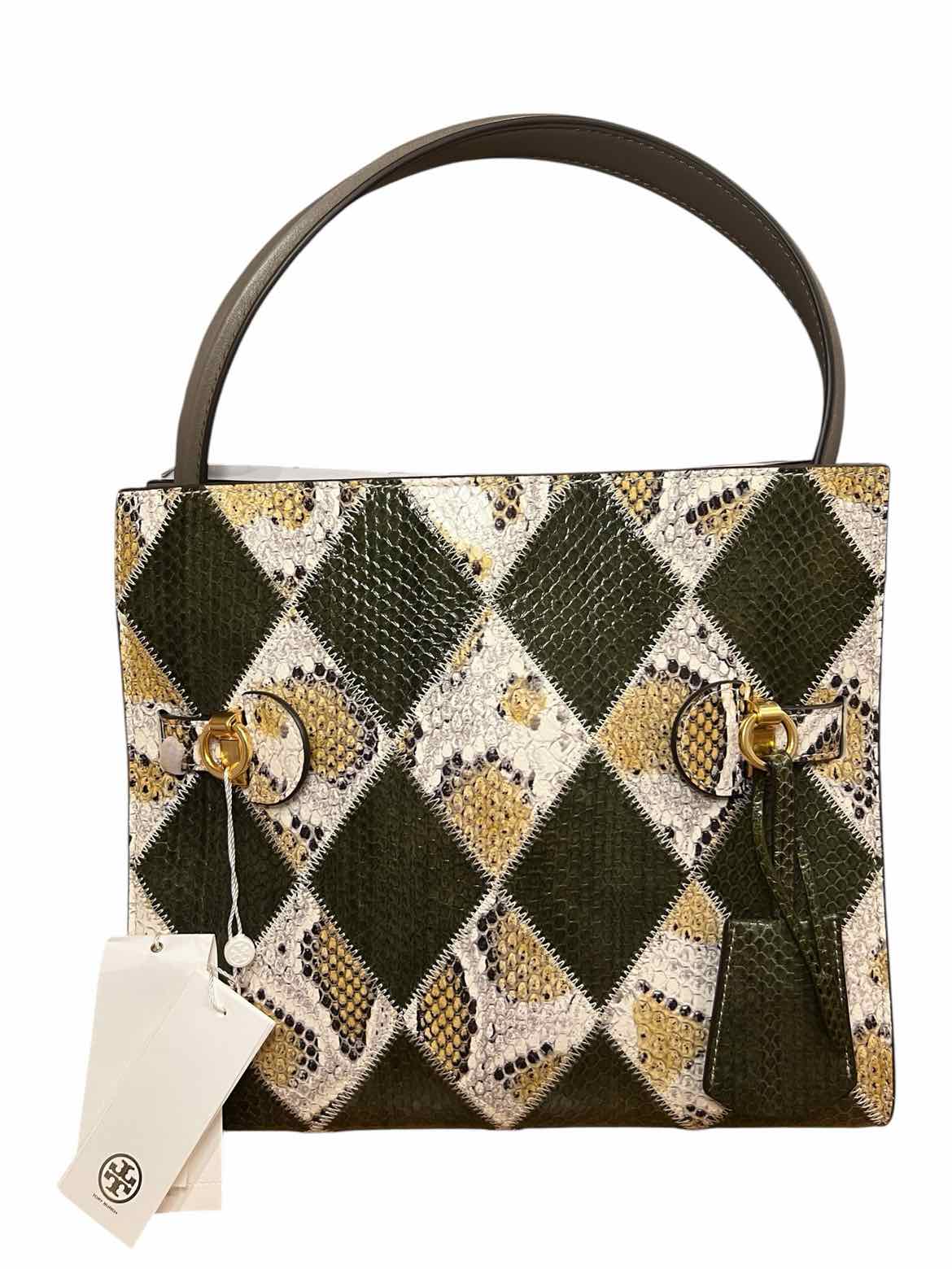 Tory Burch Size Medium BRN/WH Purse
