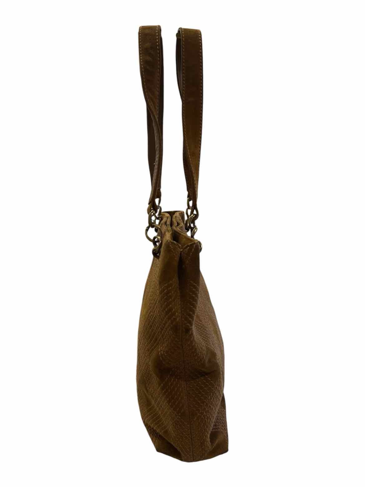 Chanel brown/gold hardware Suede Diamond Stitch Tote Purse